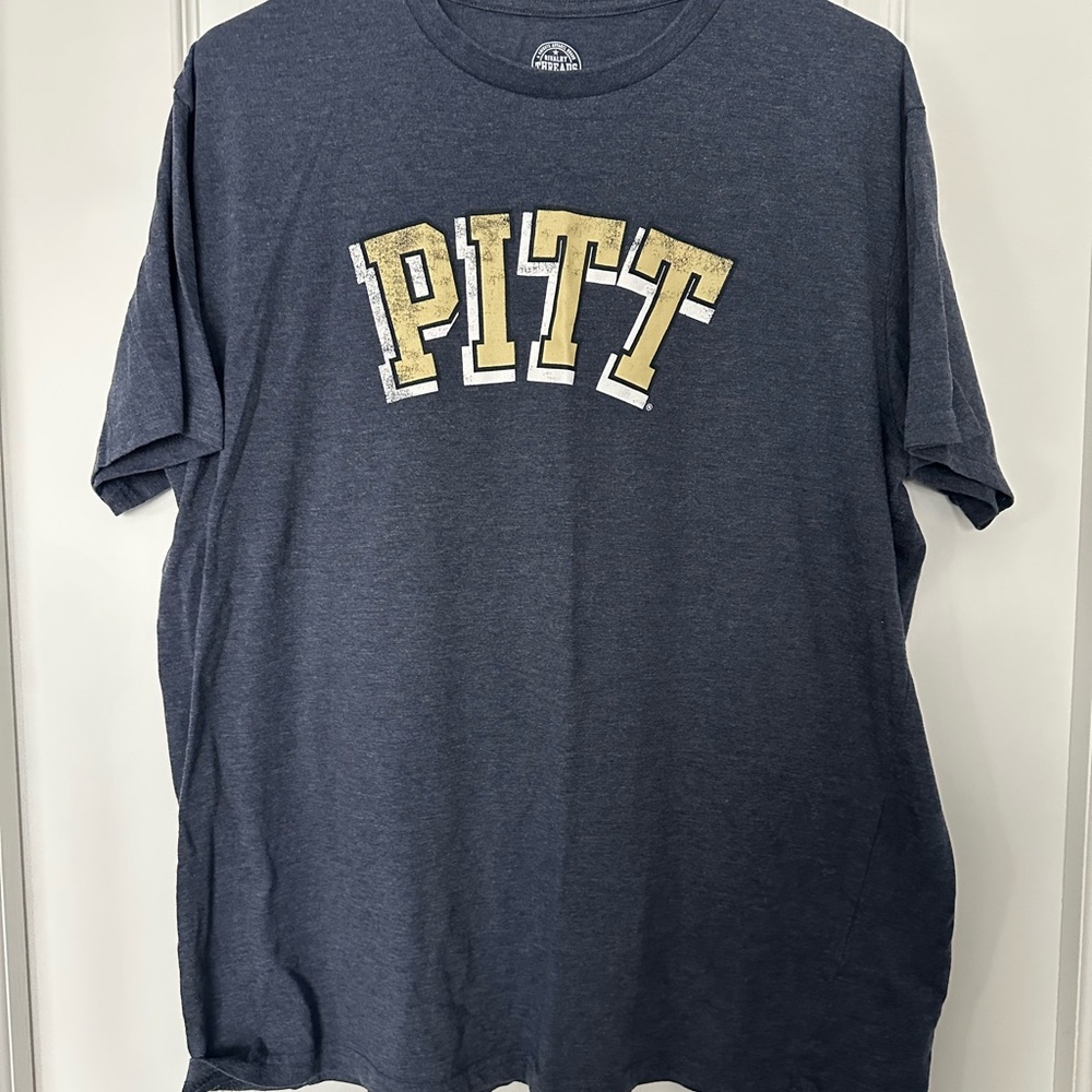 Vintage Blue PITT Graphic T-Shirt